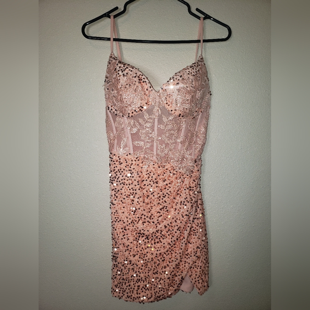 Sequin Corset Dress